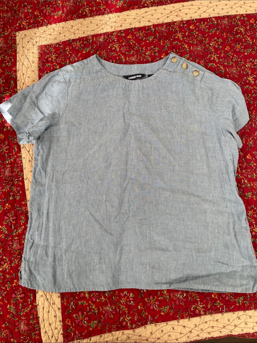 Land’s End Linen Blouse